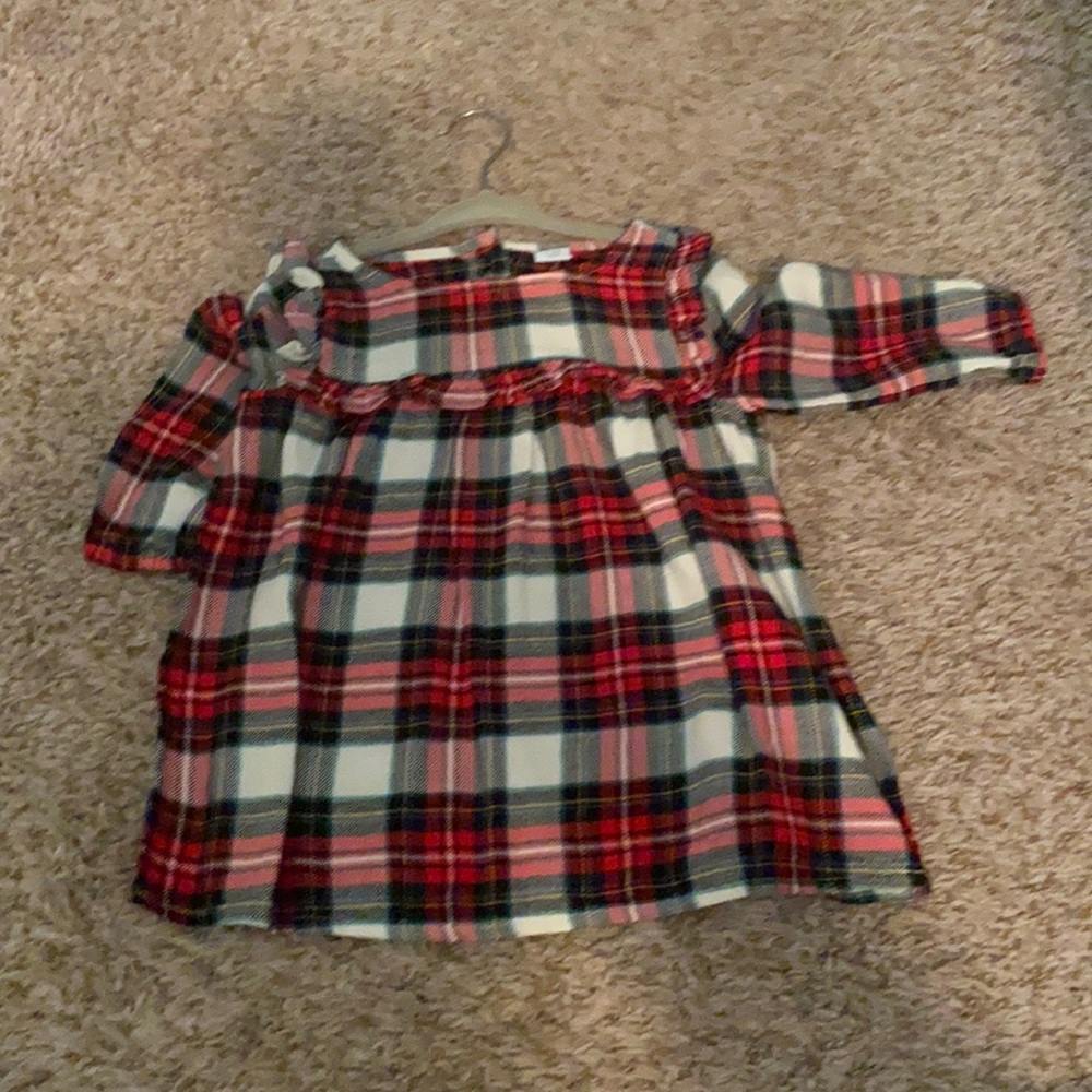 Holiday plaid dress